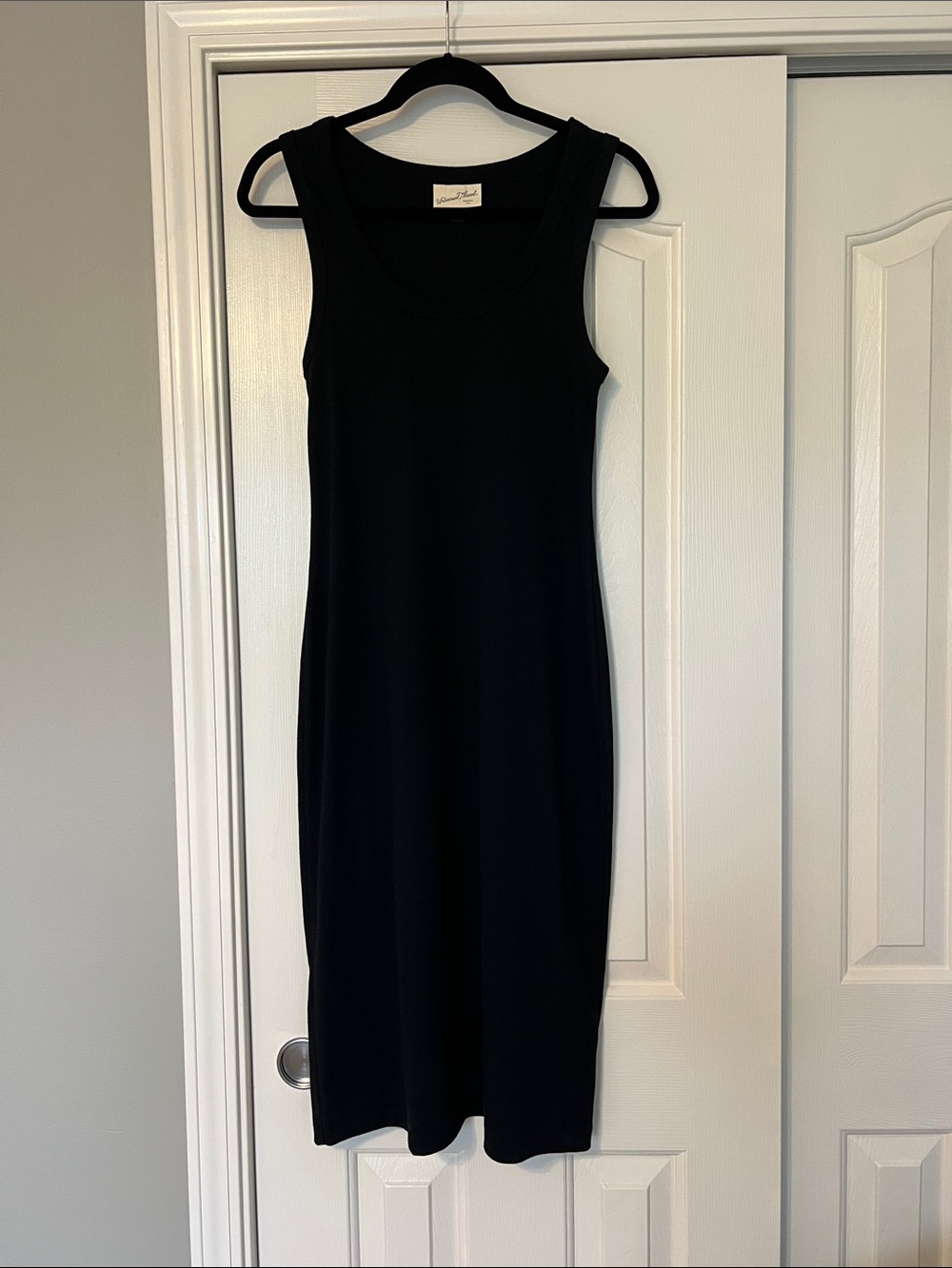 Universal Thread Black Sleeveless Midi Tank Dress Size M Like New